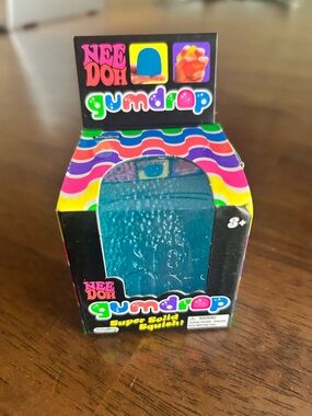 Needoh Gumdrop Super Solid Squish Toy - Blue